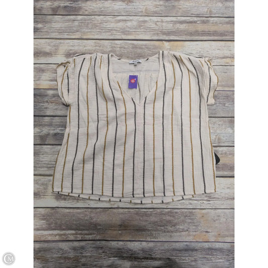 Top Short Sleeve By Madewell In Multi-colored, Size: M