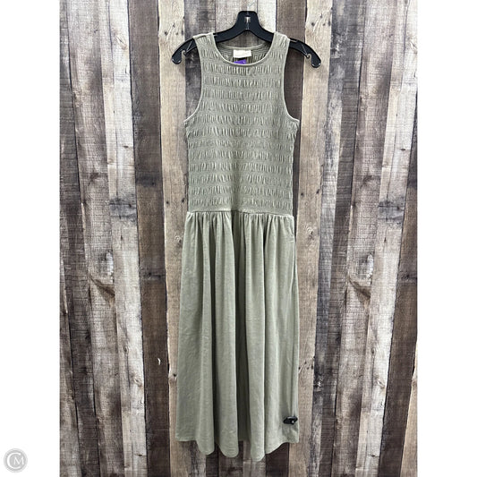 Dress Casual Midi By Universal Thread In Green, Size: M