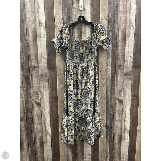 Dress Casual Midi By Cmf In Multi-colored, Size: M