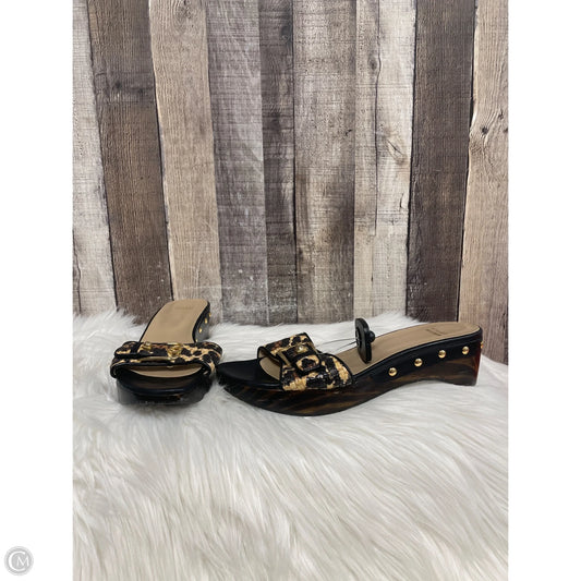 Sandals Designer By Stuart Weitzman In Animal Print, Size: 11