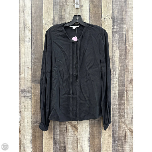 Top Long Sleeve Designer By Diane Von Furstenberg In Black, Size: Sp