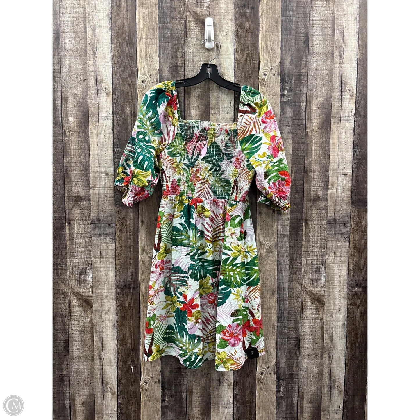 Dress Casual Short By Cme In Floral Print, Size: Xl