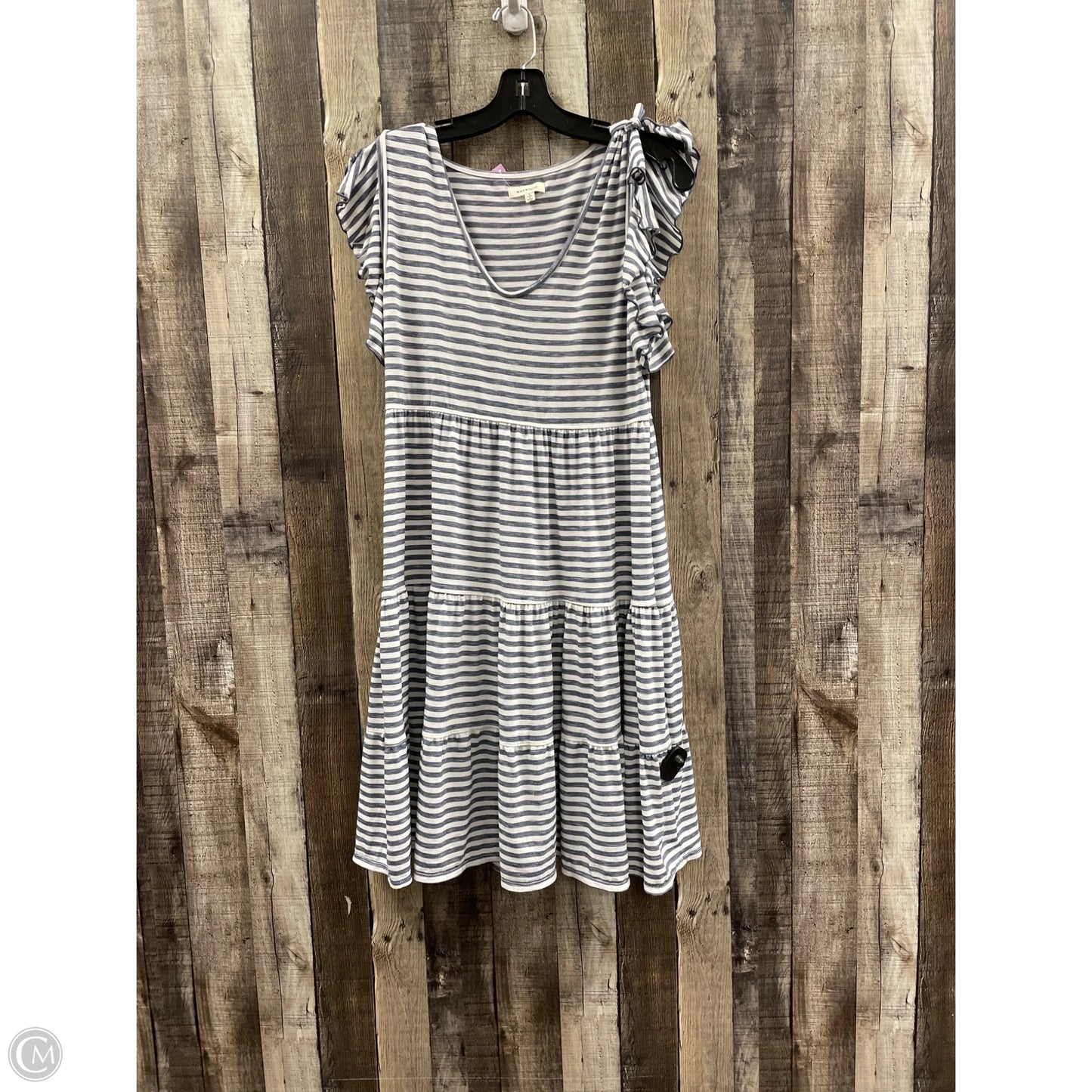 Dress Casual Short By Max Studio In Striped Pattern, Size: L