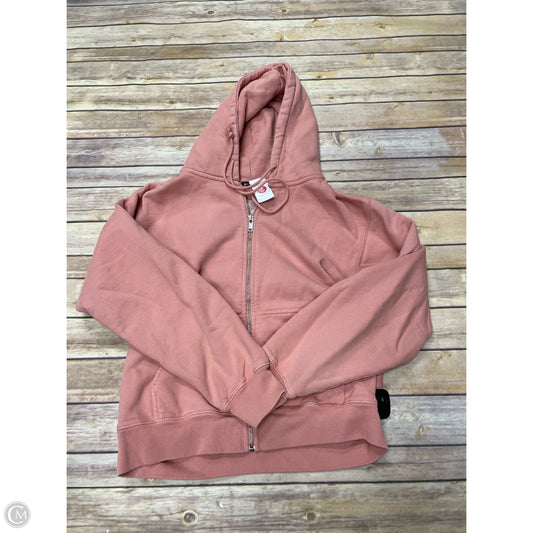 Athletic Jacket By Brandy Melville In Pink, Size: L
