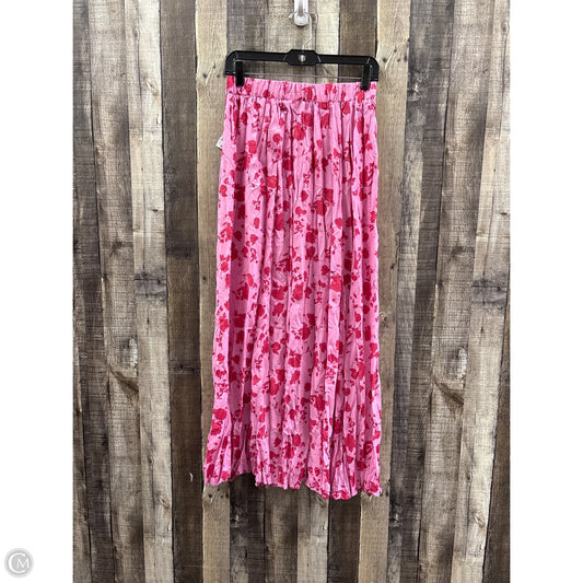 Skirt Maxi By Cmf In Floral Print, Size: L