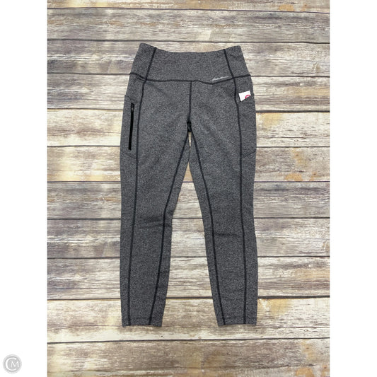 Athletic Leggings By Eddie Bauer In Grey, Size: Sp