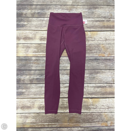 Athletic Leggings By Lululemon In Mauve, Size: 4