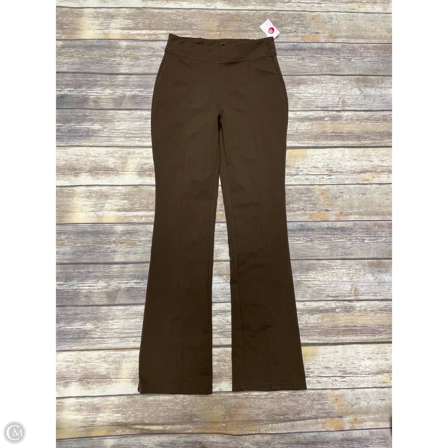 Athletic Leggings By Alo In Brown, Size: S