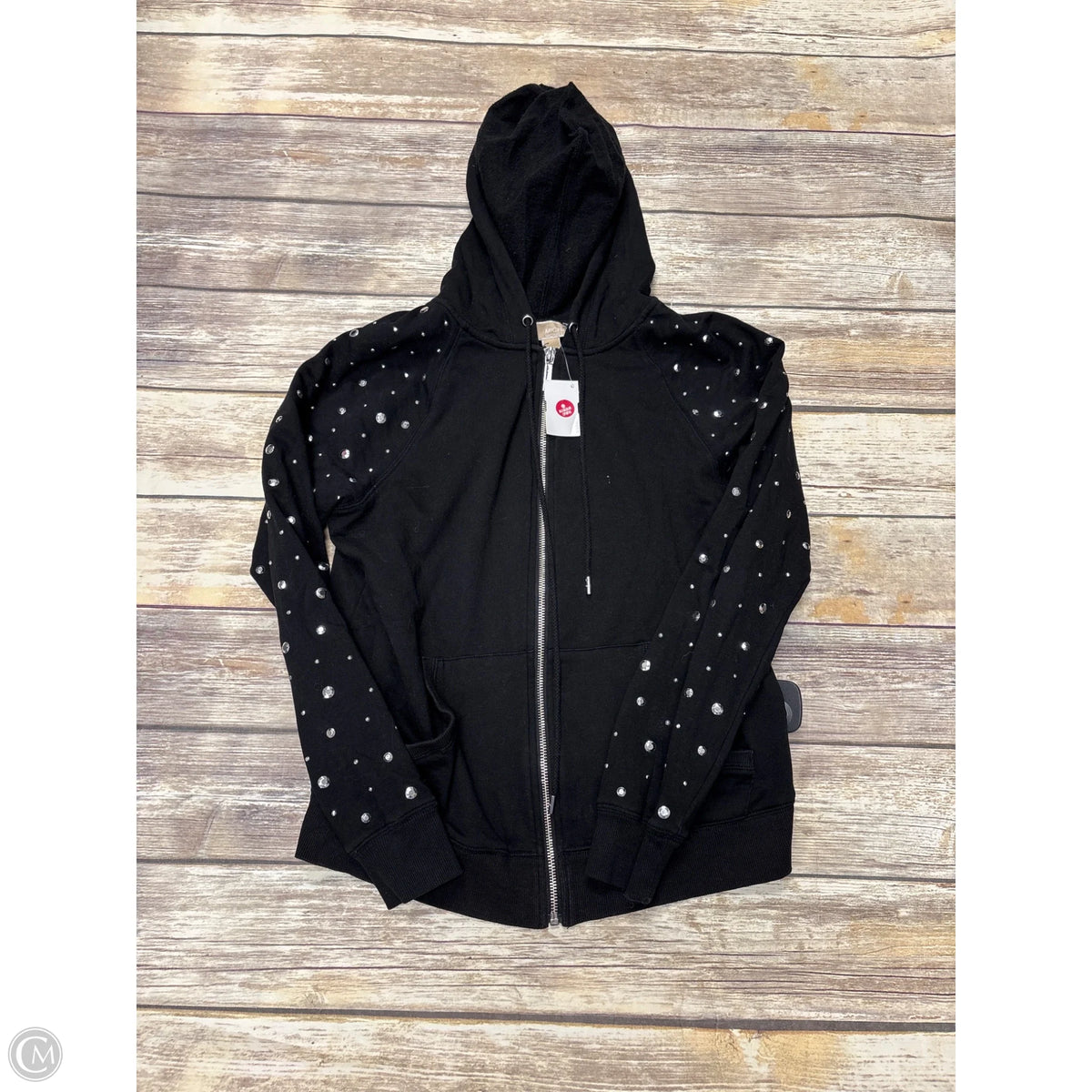 Jacket Designer By Michael Kors In Black, Size: M