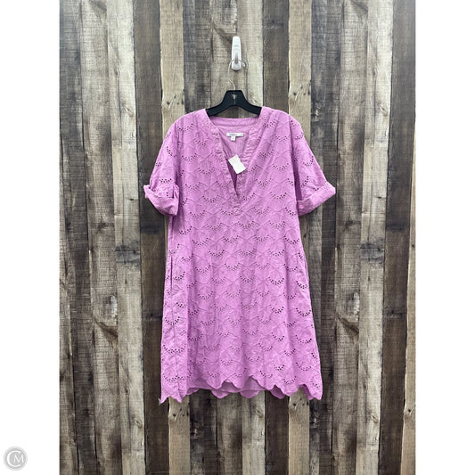 Dress Casual Midi By Chicos In Purple, Size: M