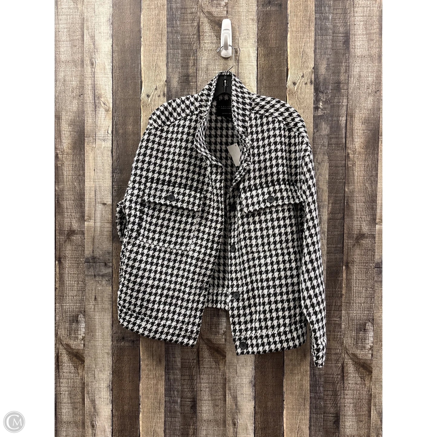 Jacket Moto By Sanctuary In Plaid Pattern, Size: Xl