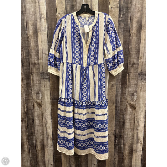 Dress Casual Maxi By Figuero & Flower In Multi-colored, Size: L