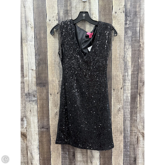 Dress Party Short By Betsey Johnson In Black, Size: S