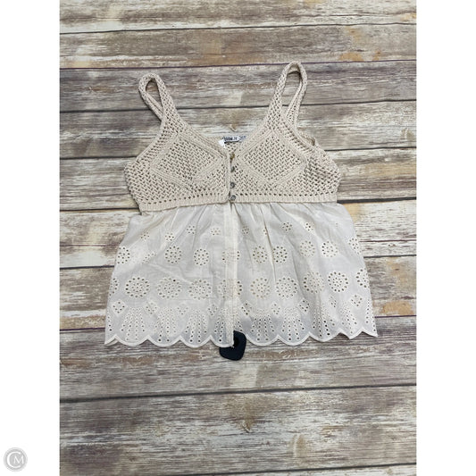 Top Sleeveless By Cme In Cream, Size: M
