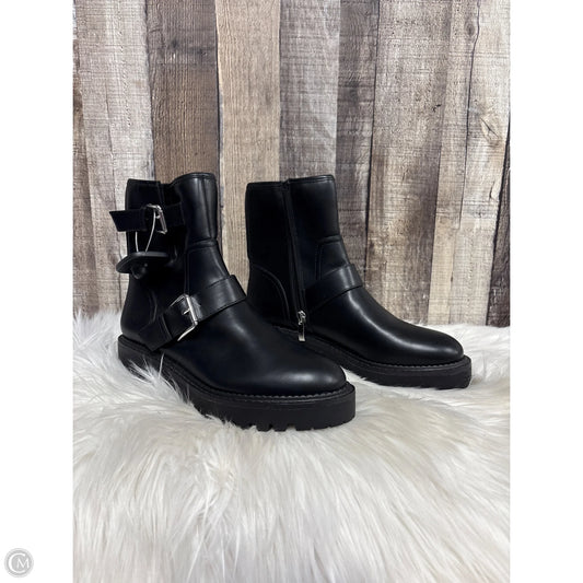 Boots Mid-calf Flats By Nordstrom Rack In Black, Size: 6.5