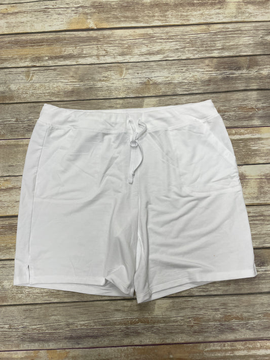 Athletic Shorts By Athletic Works In White, Size: Xxl