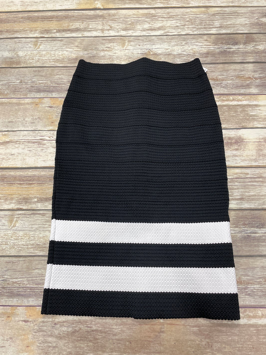 Skirt Midi By New York And Co In Black & White, Size: M