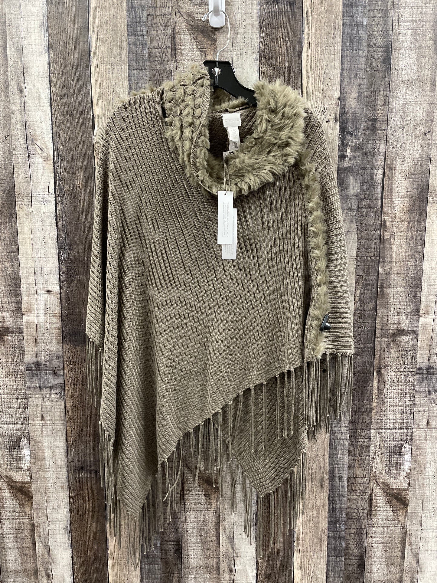 Shawl By Chicos In Tan, Size: Xs