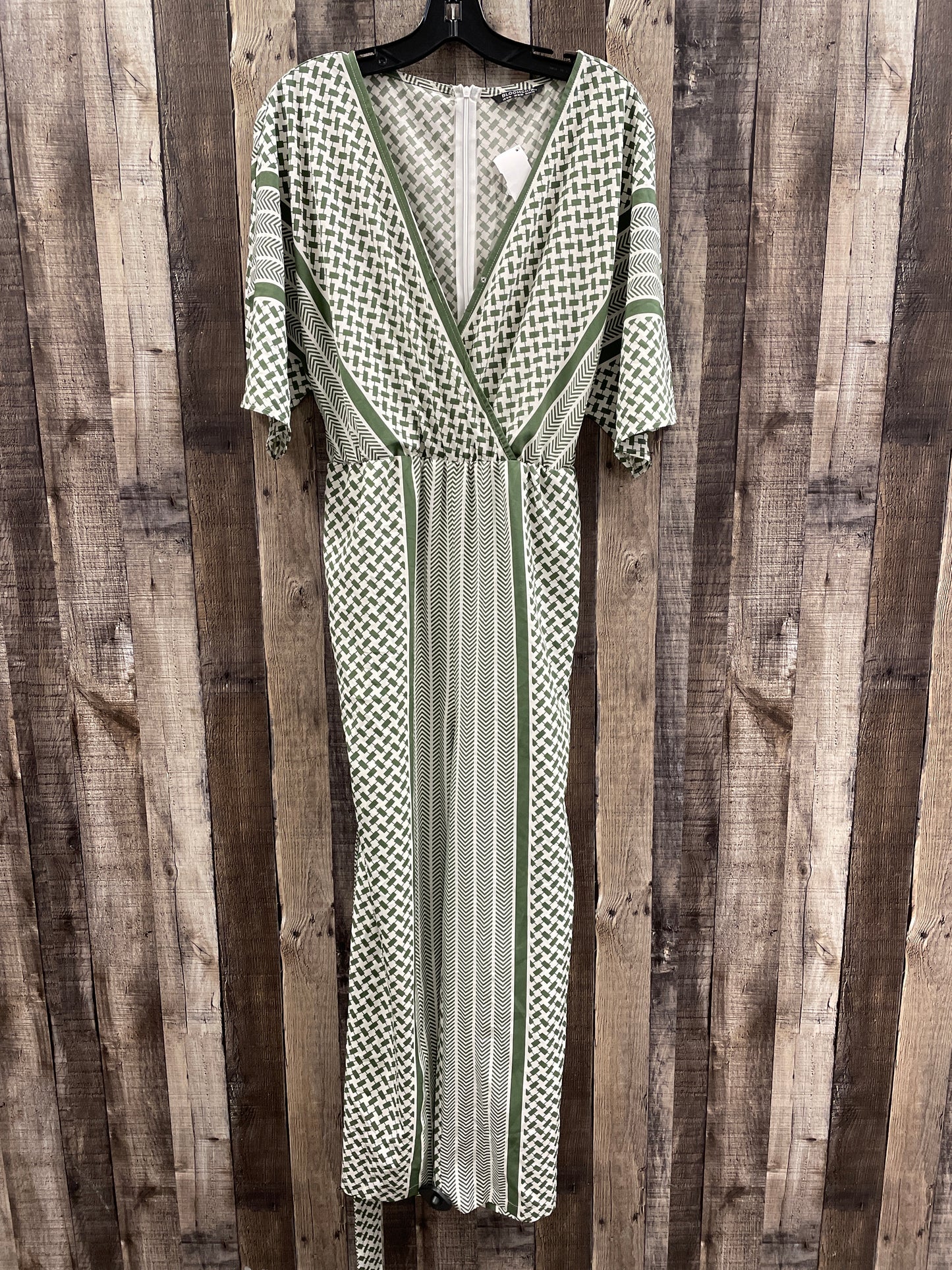 Jumpsuit By Cme In Green & White, Size: Xl