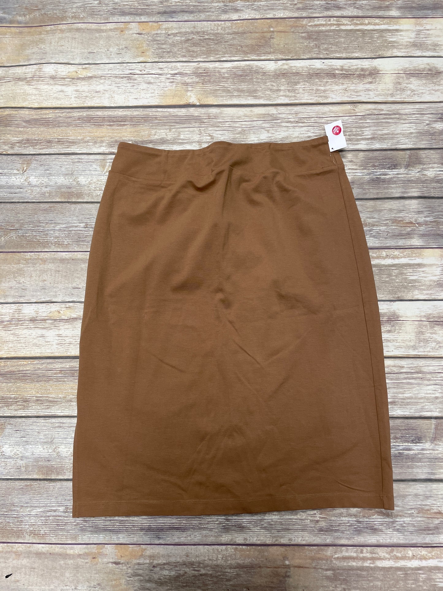 Skirt Maxi By Nine West In Tan, Size: 2x