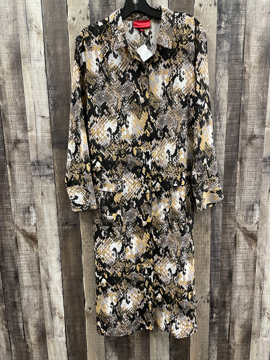 Dress Party Midi By Jennifer Lopez In Animal Print, Size: 2x