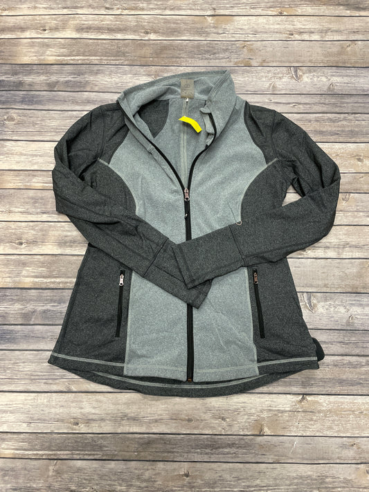 Athletic Jacket By Calico In Grey, Size: L