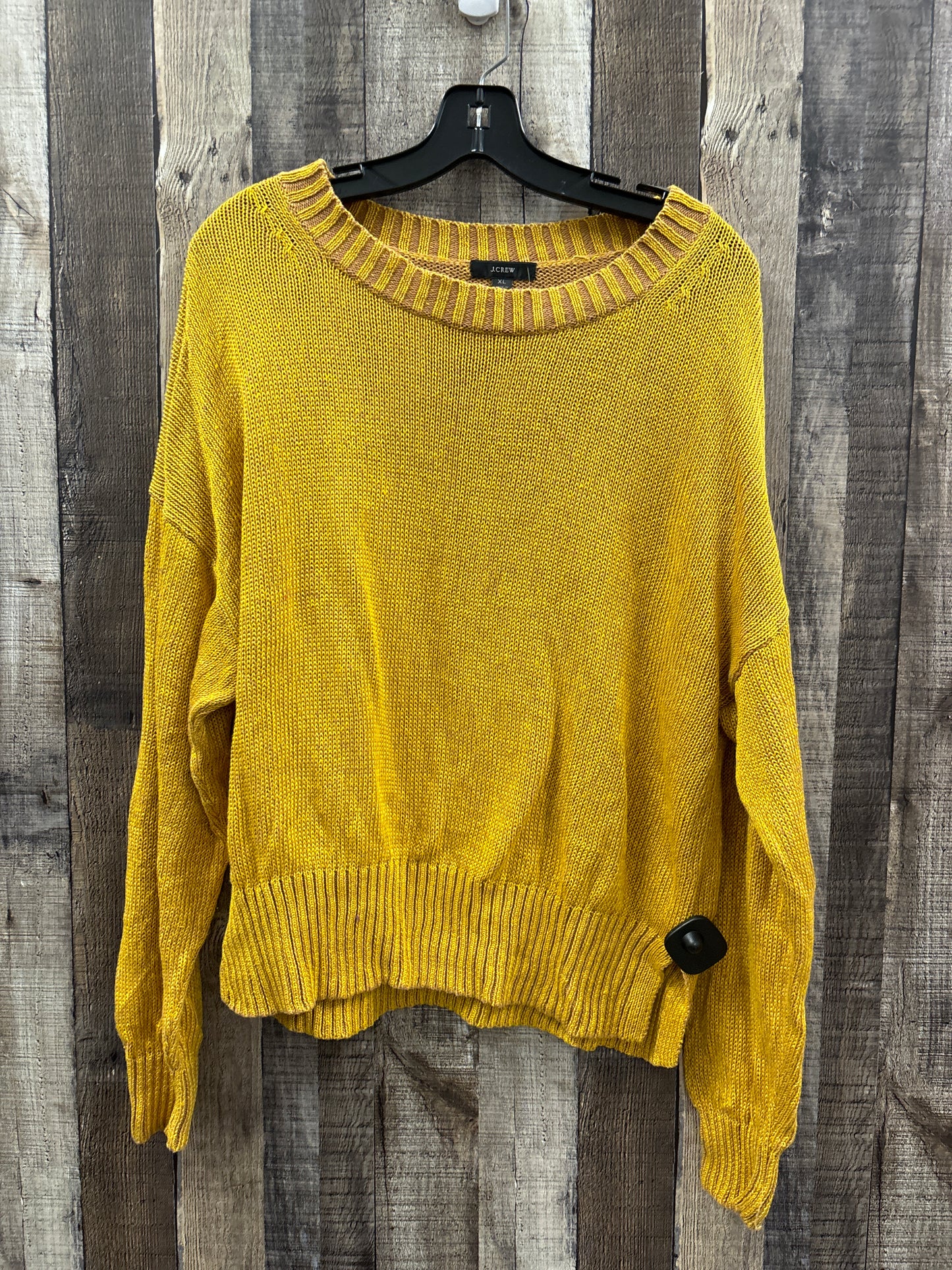 Sweater By J. Crew In Gold, Size: Xl