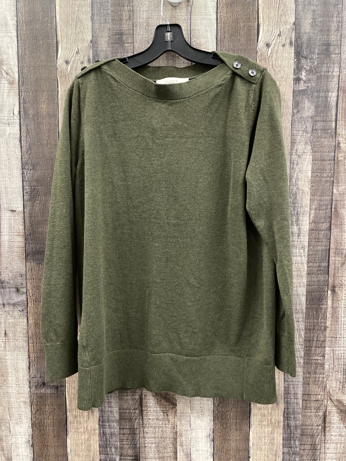 Sweater By Loft In Green, Size: L