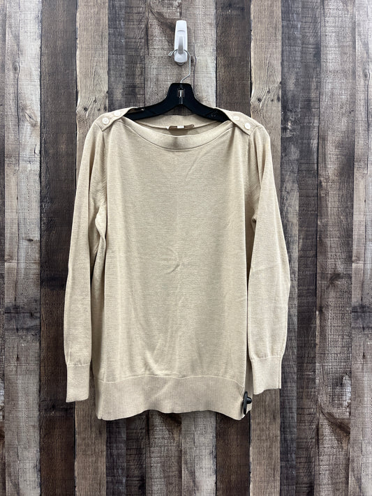 Sweater By Loft In Tan, Size: L