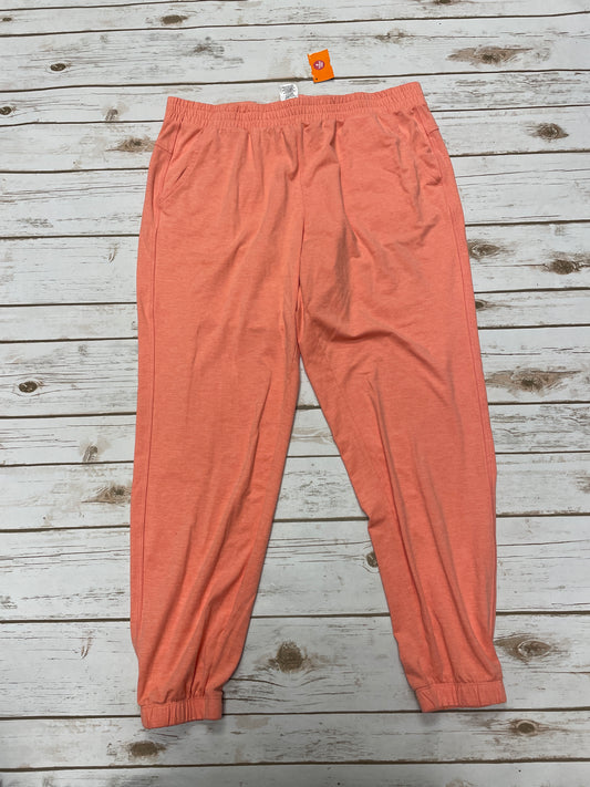 Athletic Pants By Members Mark In Orange, Size: L