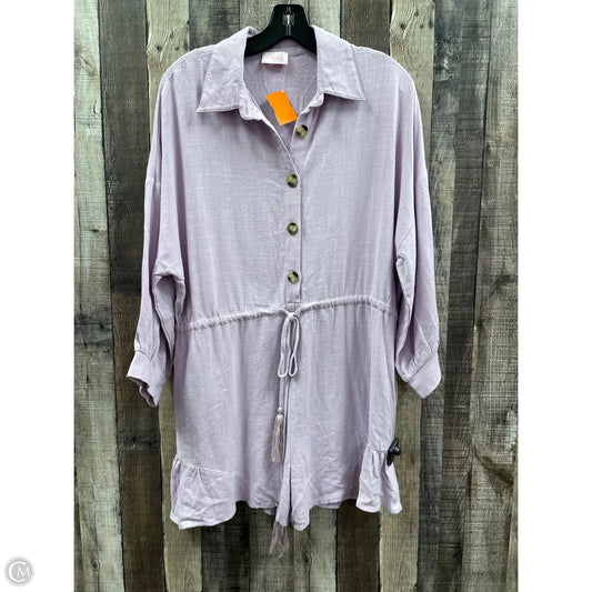 Romper By Pink Lily In Purple, Size: S
