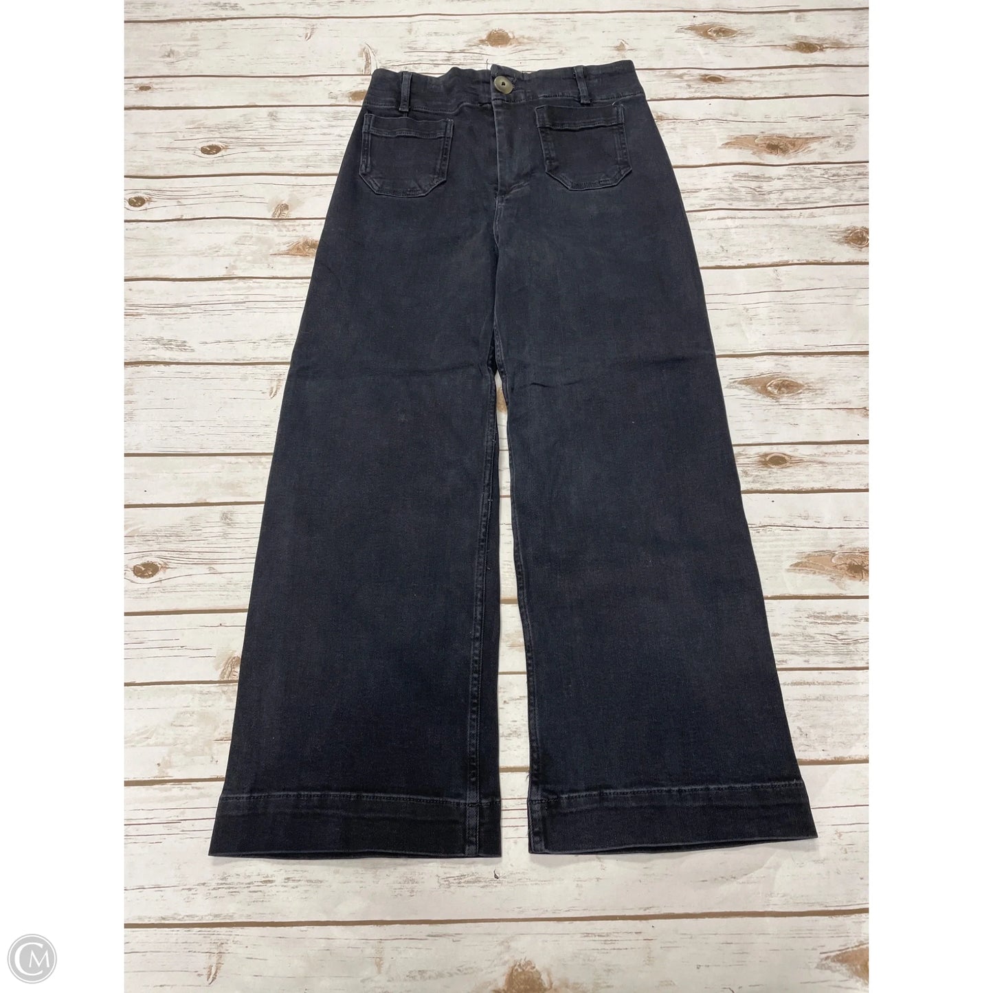 Jeans Wide Leg By Pilcro In Black, Size: 2