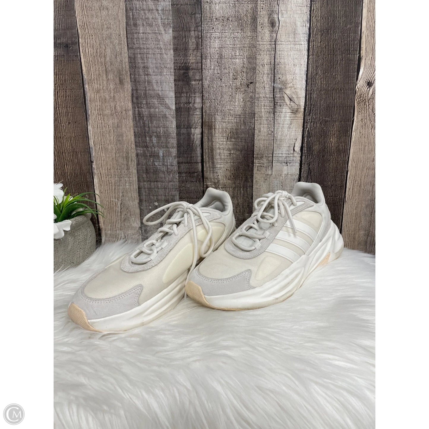Shoes Athletic By Adidas In Cream, Size: 10
