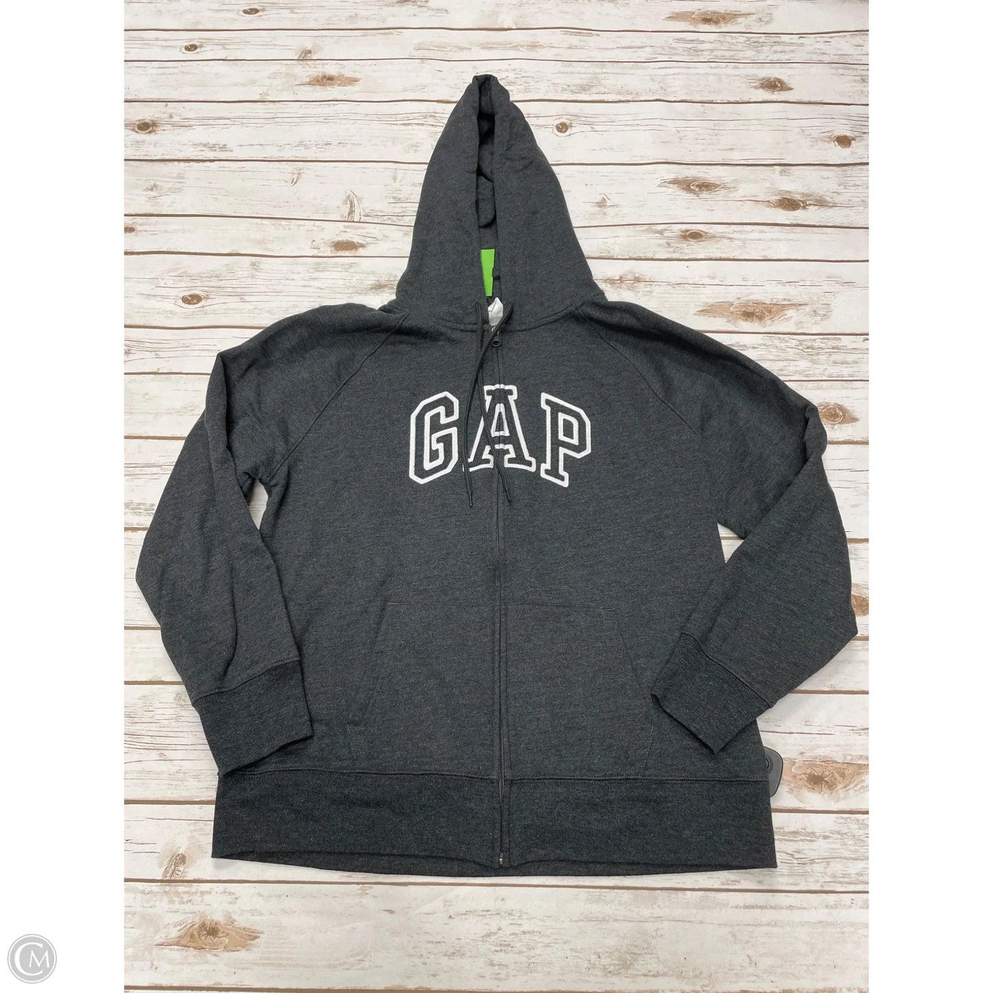 Athletic Jacket By Gap In Grey, Size: Xl