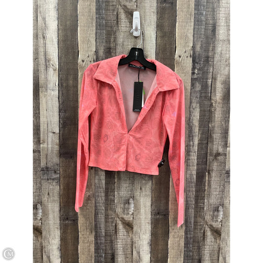 Top Long Sleeve By Cmf In Pink, Size: S