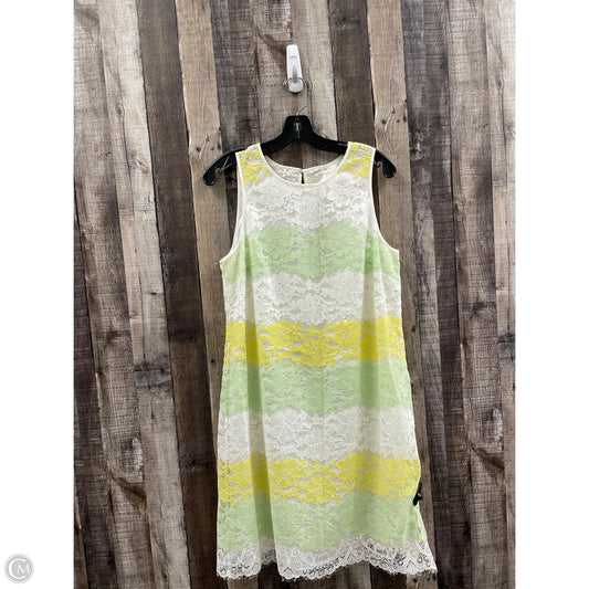 Dress Casual Midi By Maggy London In Multi-colored, Size: L