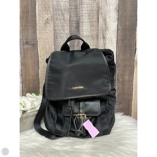 Backpack By Calvin Klein, Size: Medium