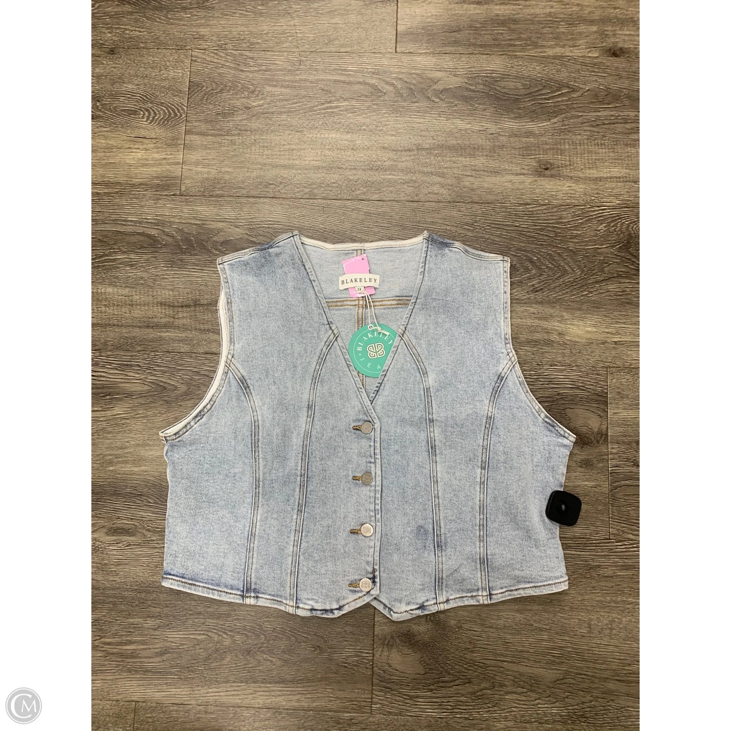 Vest Other By Cmf In Blue, Size: 1x
