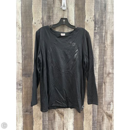 Top Long Sleeve By Chicos In White, Size: Xl