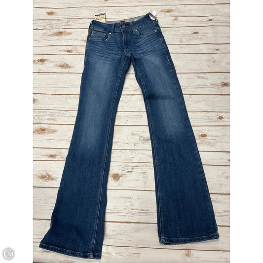 Jeans Flared By Ariat In Blue, Size: 2l