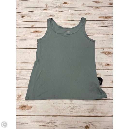 Tank Top By A New Day In Green, Size: L