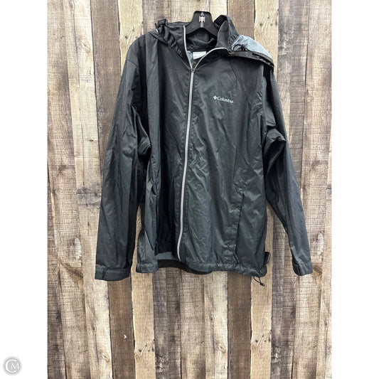 Jacket Windbreaker By Columbia In Black, Size: 2x