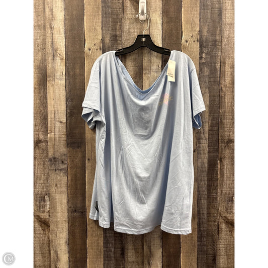 Top Short Sleeve By Hollister In Blue, Size: Xl