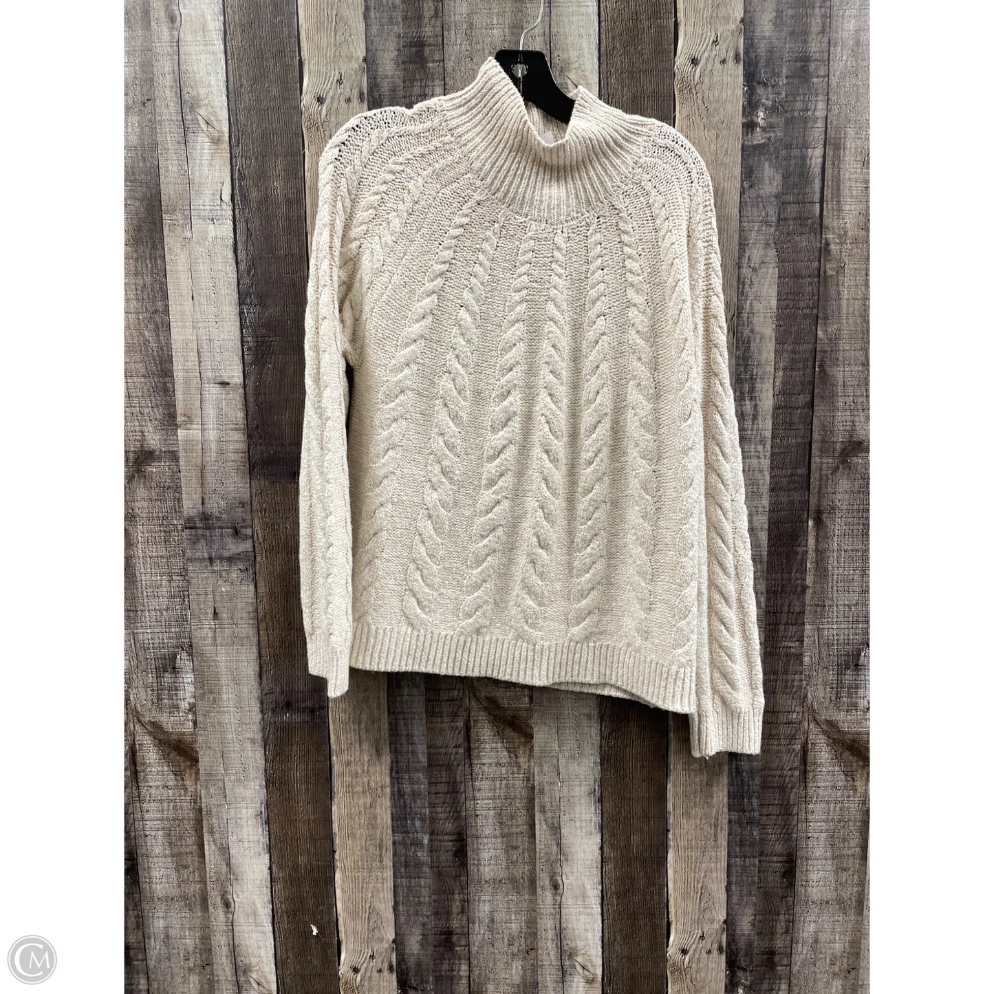 Sweater By Knox Rose In Cream, Size: Xxl