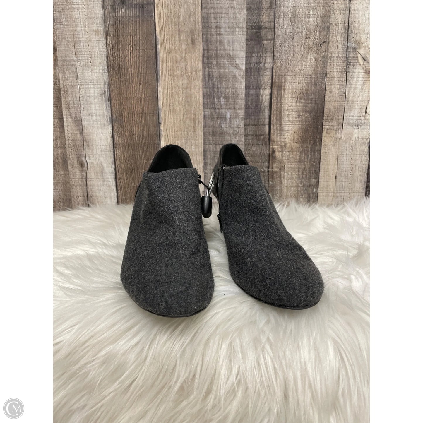 Shoes Heels Block By Liz Claiborne In Grey, Size: 10