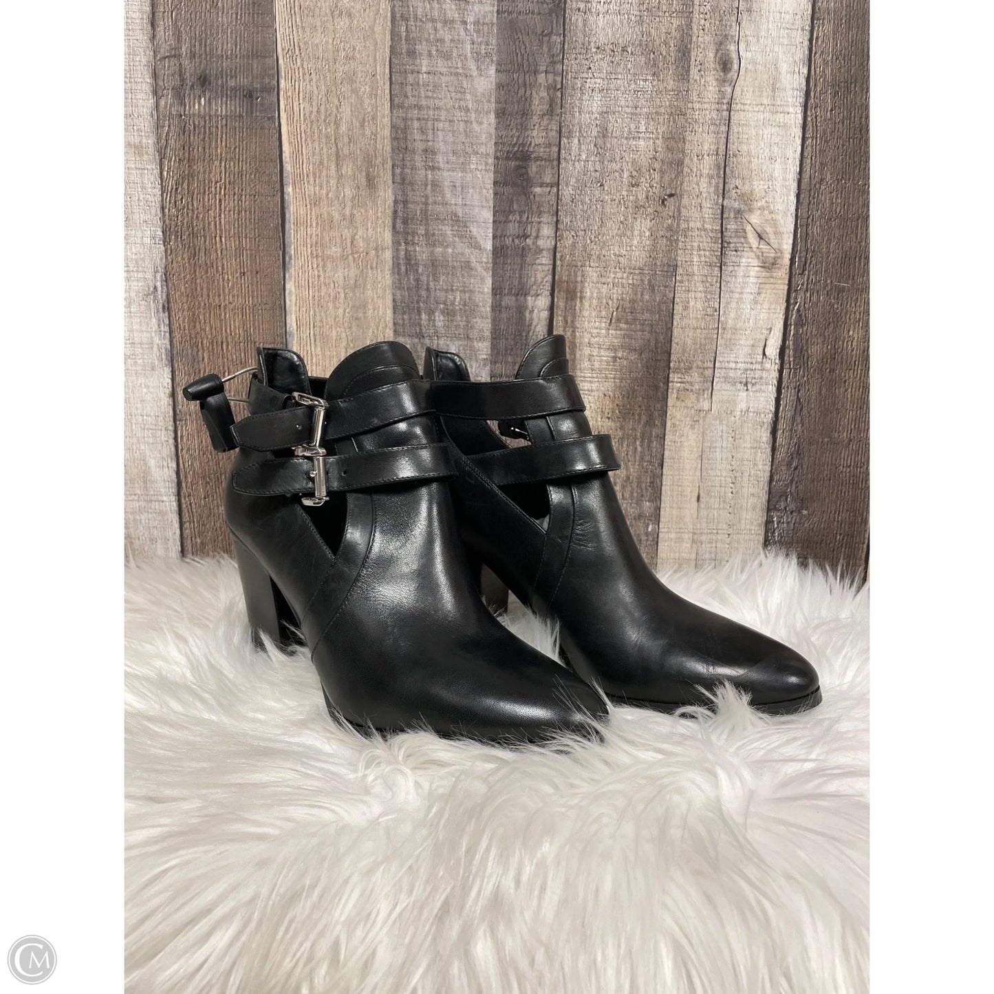 Boots Designer By Michael Kors In Black, Size: 10