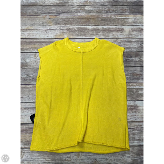 Sweater By Cme In Yellow, Size: Xl