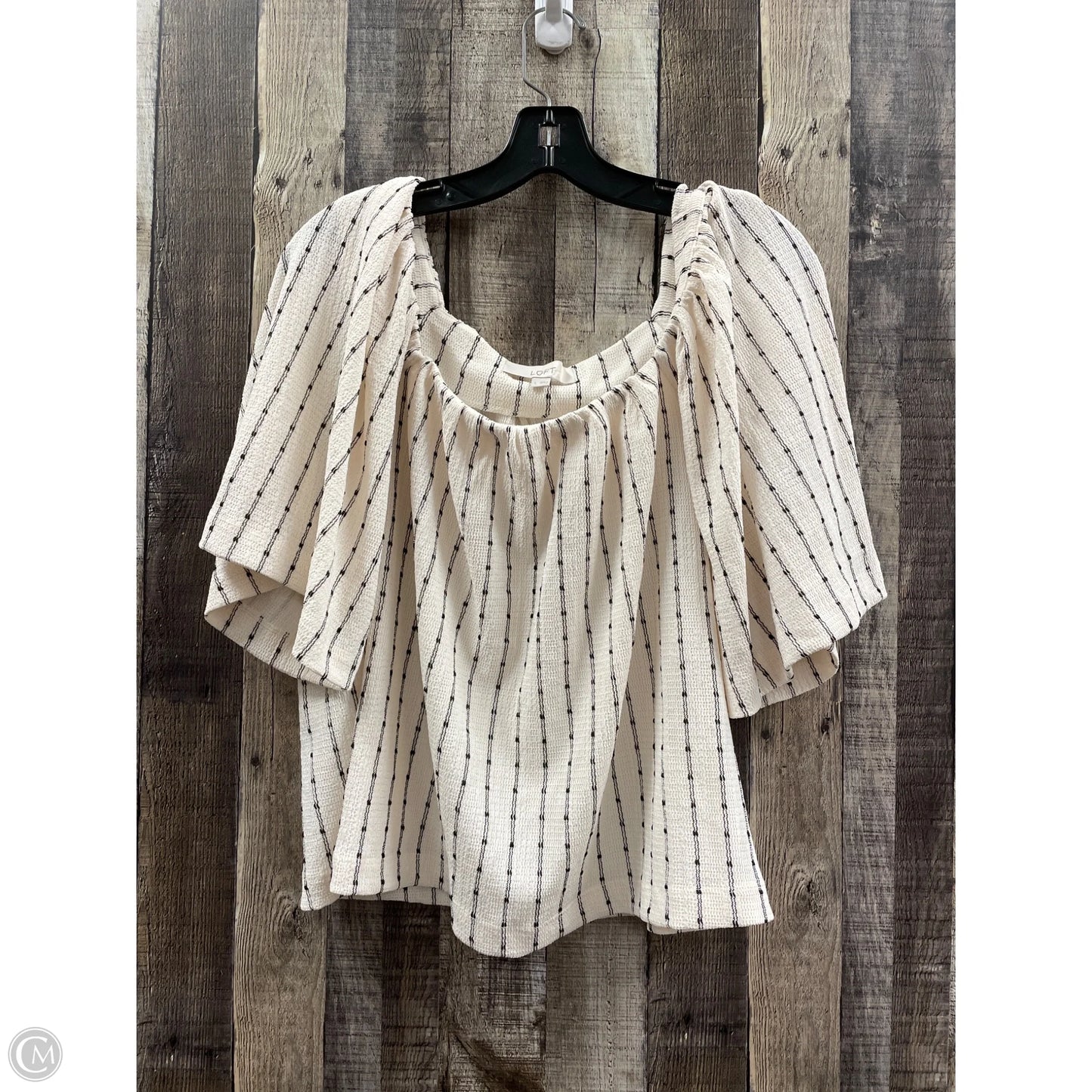 Top Long Sleeve By Loft In Multi-colored, Size: L