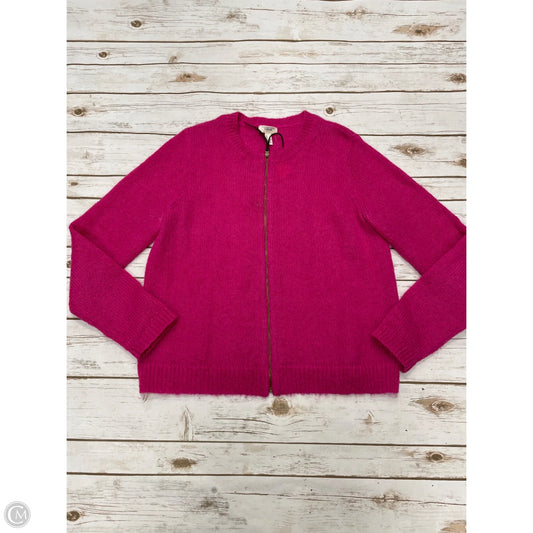 Sweater By Lands End In Pink, Size: L