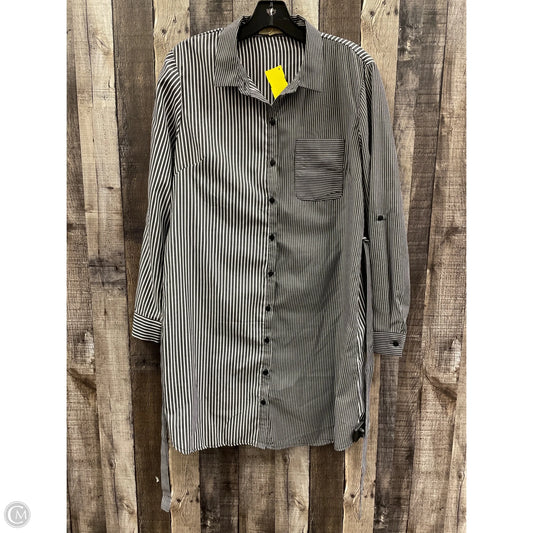 Tunic Long Sleeve By Love Notes In Striped Pattern, Size: M